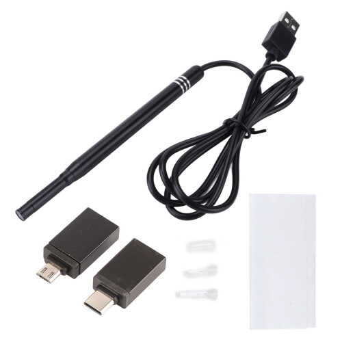 An108 3-in-1 HD Endoscope Camera with LED Light, 5.5mm, Type-C 1