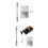 10Pcs Professional Semi-Automatic Mini Manual Hand Drill-Set A 2