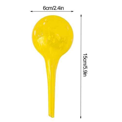 Red Glass Automatic Waterer Globe for Potted Plants, 615 cm 1