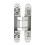 Adjustable Silver 180 Folding Door Hinge with Screws—40kg Capacity 8