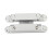 Adjustable Silver 180 Folding Door Hinge with Screws—40kg Capacity 11