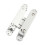 Adjustable Silver 180 Folding Door Hinge with Screws—40kg Capacity 12