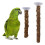 2PCS Wood Bird Perch Stand with Suction Cup Design For Parrots 2