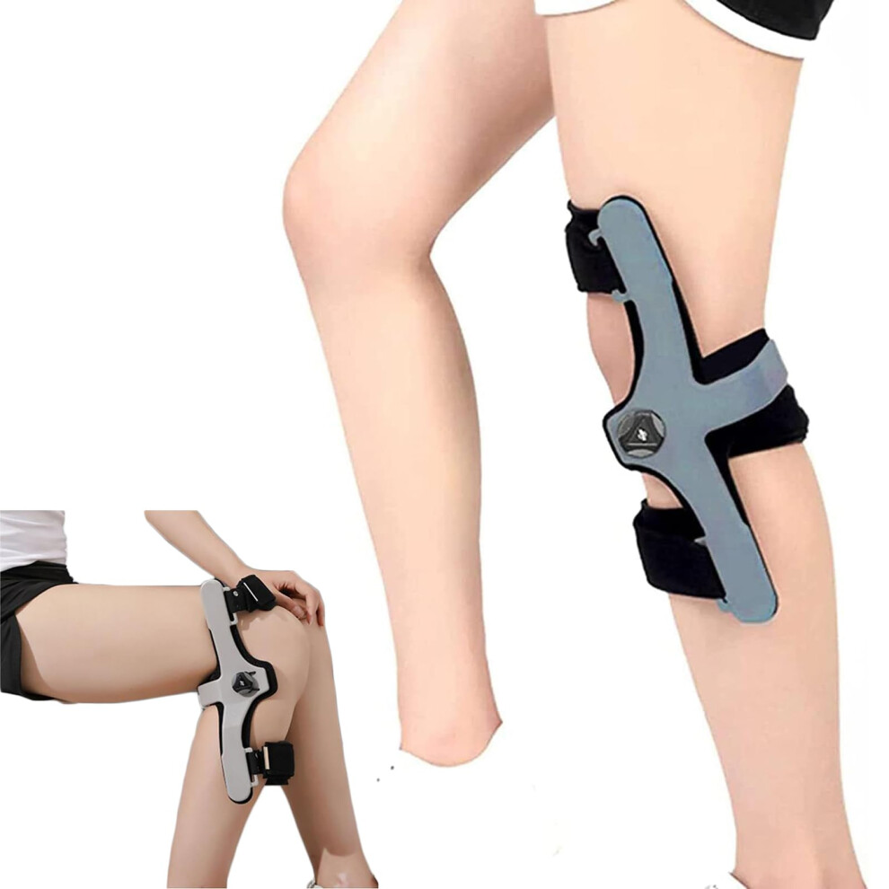 Knee Brace for Hyperextension Control with Medial Lateral Stability, Adjustable Post Surgery Support
