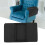 Foldable Sofa Tray with Side Pockets 600D Oxford Cloth Black 14