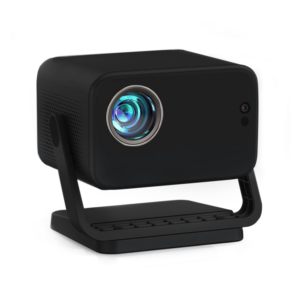 4K WiFi Bluetooth Projector with Auto Focus and Keystone, 500 ANSI Full HD Home Theater for Smartphone