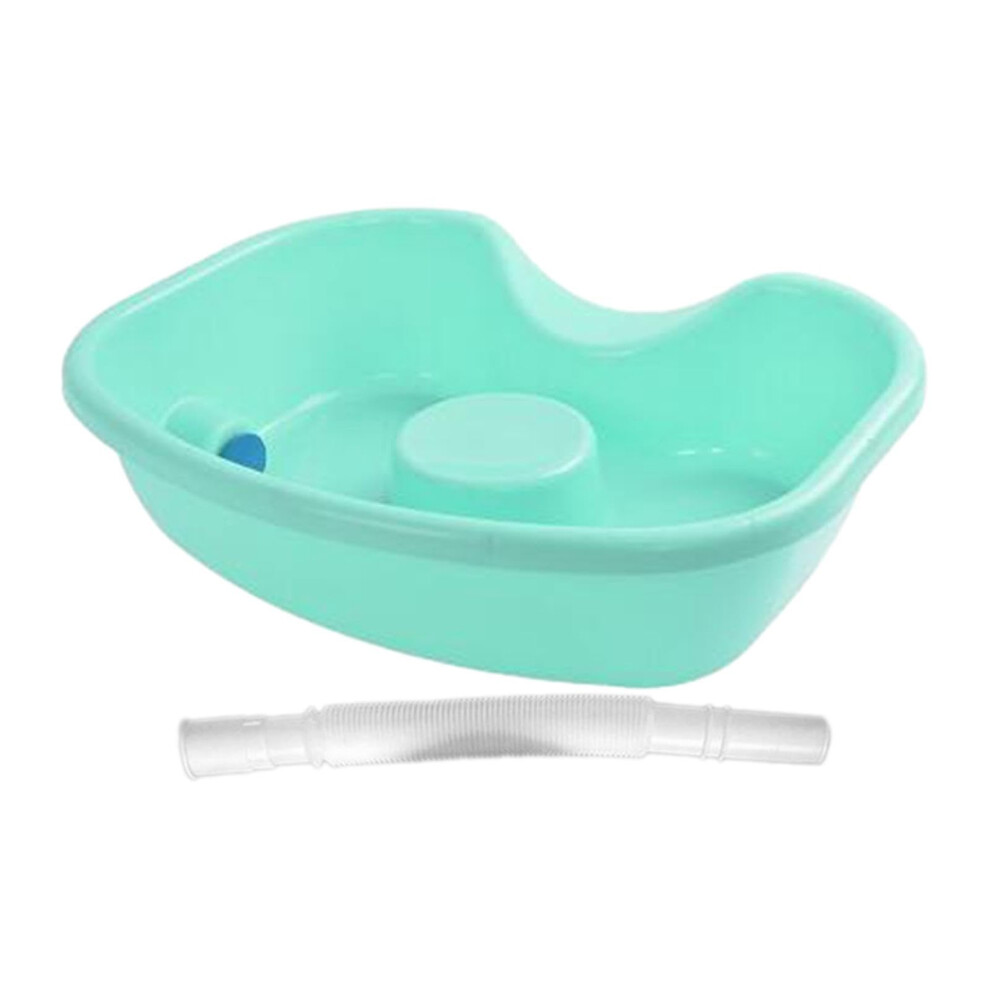 Shampoo Bowl Hair Washing Basin for Bedridden Elderly Injured, Bedside Tray Style B