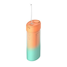 Cordless Water Flosser for Teeth with 4 Modes, IPX7 Waterproof Rechargeable Oral Irrigator Orange