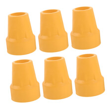 Trekking Pole Tips Rubber Walking Stick End Caps 6pcs SkidResistant Replacement for Outdoor Use
