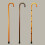 Wooden Walking Cane with Ergonomic Round Handle, Solid Wood Crutches for Elderly Mobility Support 2