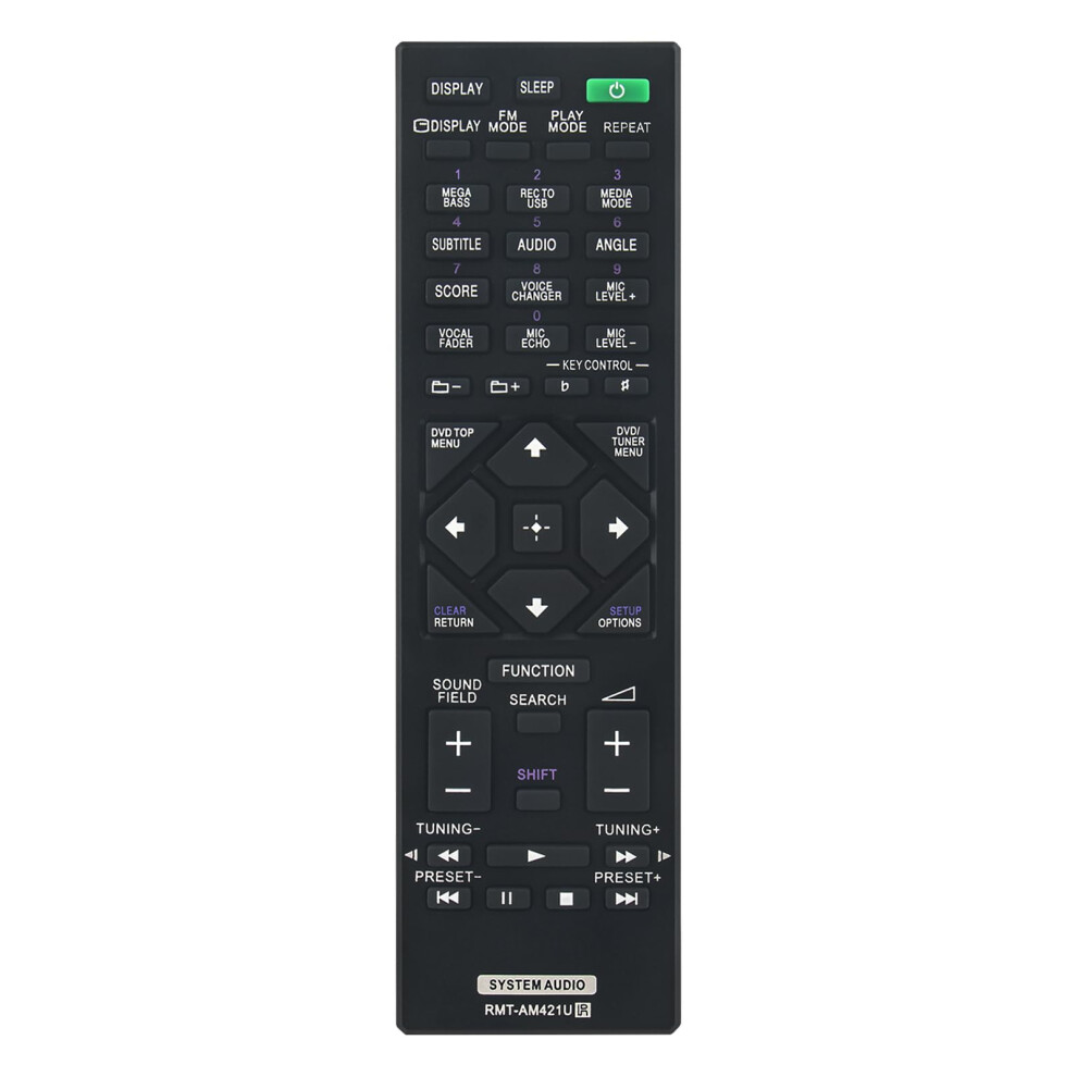 Replacement Remote Rmtam421u For Sony Mhcm40d Mhcm60d Mhcv73d Mhcm80d NoâSetup Full Control 9073542711407