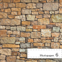 Fotopapier 320477 mm – Steinmauer Motiv, glänzend