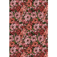 Scrapbook-Papier "Piwonie" Motiv 8 – 320x475 mm, 350 g/m²