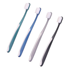 Soft Adult Toothbrushes Set of 4 with Gentle Bristles for Sensitive Gums and Daily Use