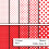 Scrapbooking-Papier Punkte Rot 320x475 mm (5 St.) 1