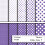 Scrapbooking Papier Dotted Polka Dot Lila 5 Blatt 1