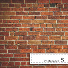 Fotopapier 320477 mm „Ziegelmuster“ für Scrapbook