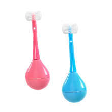 Kids Toothbrush Set 2 Pack with Soft Bristles and Cartoon Handle for Gentle Toddler Oral Care