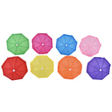 Puppe Regenschirm Miniatur Zubehör 8er Set Kinder