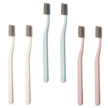 6pcs Hard Bristle Toothbrush for Adults with Firm Nylon Bristles Ergonomic NonSlip Grip Travel Set