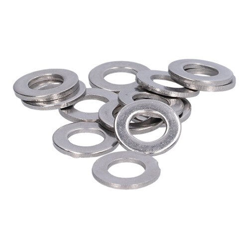 150 Stück A2-70 Edelstahl Flachscheiben Sortiment Set M4 DIN125 2