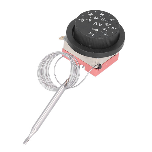 Adjustable 3 Pins Electric Fan Thermostat with Temperature Sensor Control Kit 2