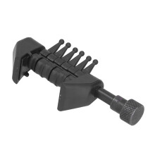 Professioneller tragbarer ABS-Legierung-Gitarren-Kapo für Melodie-Spiel, Schwarz, 9,5x3,5cm