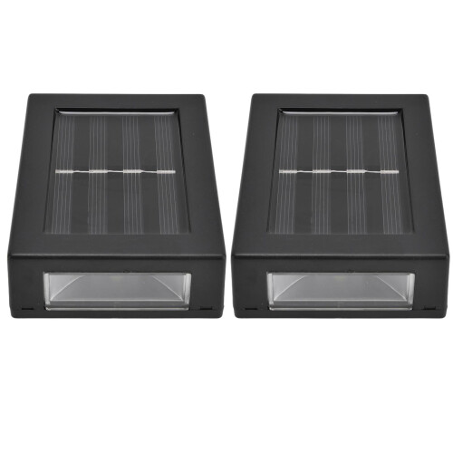 2-Pack Solar Wall Sconce Up Down IP65