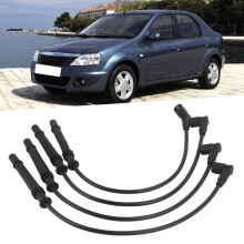 4Pcs Ignition Cable Set for Dacia Logan Clio Twingo Wind 550mm