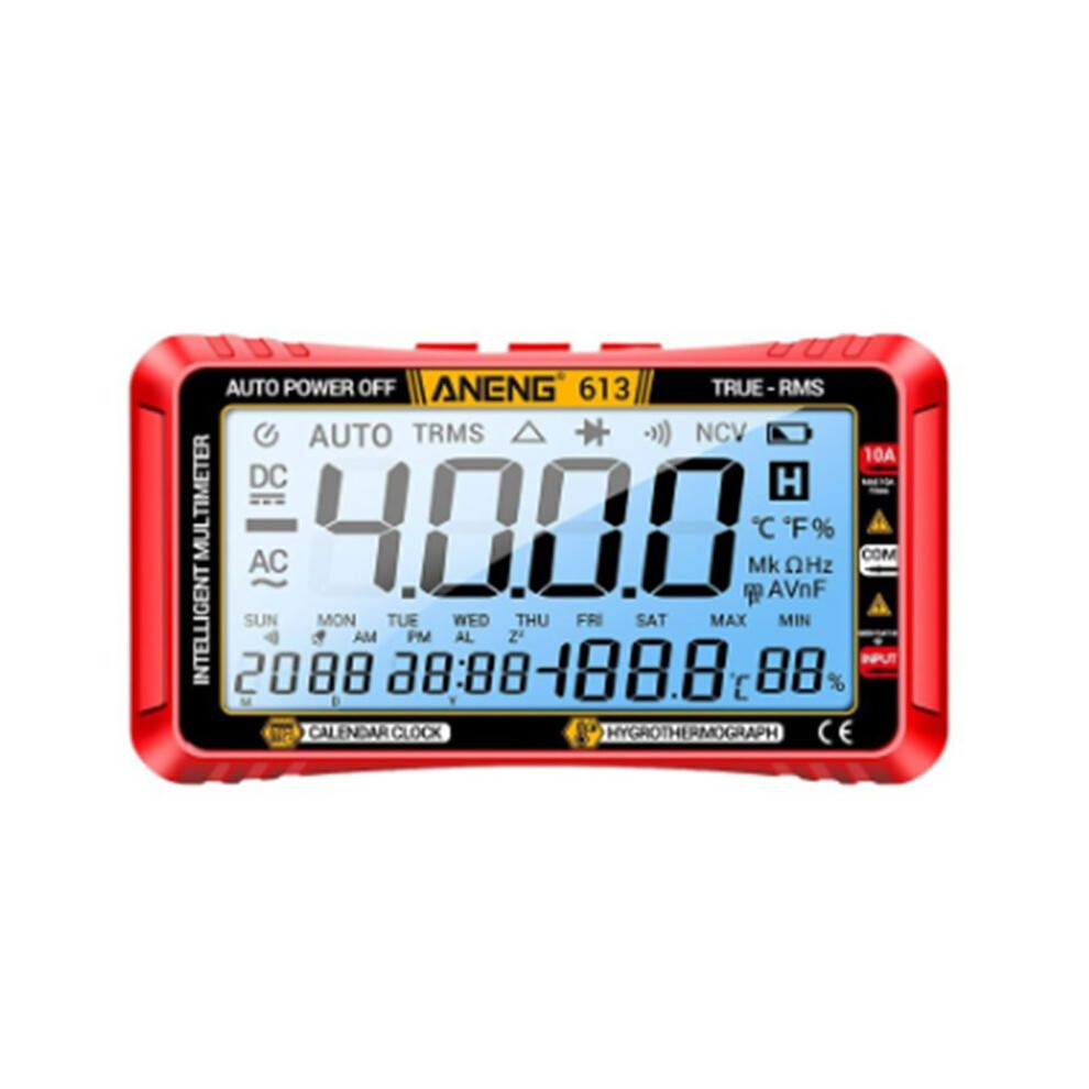 Aneng Multimeter Real- Power-Off Measuring Tester Ac/ Ammeter Voltmeter 4000 Count Digital Multimetro Tester 6032353556624