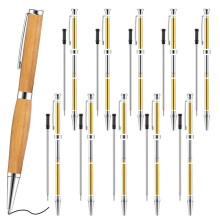 Pen Sets for Wood Turner 7mm Slim Pen Turning Set with Refill Lathe Accessories for Making Office Classroom DIY 10pcs B