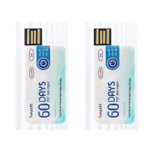 2X TempU05 Temperaturdatenlogger 60 Tage Einweg-Temperaturanalysator PDF USB