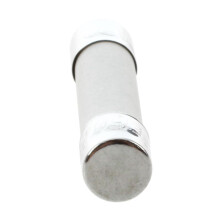100 Pezzi AC 250 V 15 A 6 X 30 Mm, Tubo Fusibile Cilindrico Ad Alta Velocita' Bianco + Argento