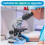 2PCS WF10X-20MM Wide-Angle High Eyepoint Ocular for Binocular Trinocular Stereo Microscope Installation Interface 3