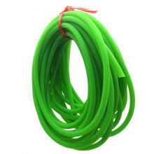 6mm Solid 10Meter High Elasticity Latex Rubber Band Elastic Rope for Fishing Slingshots Industry Sports Training Green