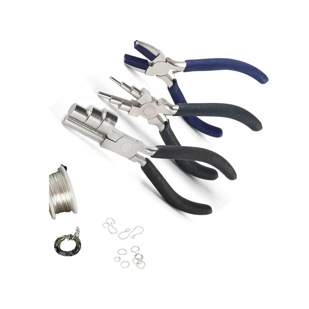 3-In-1 Bail Making Pliers,Wire Working Pliers 13Mm/16Mm/20Mm Loop Sizes, Wire Wrapping Jewelry Tool For Making 6032593470612