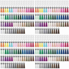 480Pcs Keychain Tassels Kit Leather Tassel Charms and Jump Rings for Jewelry Making, Keychain, Bracelets and DIY