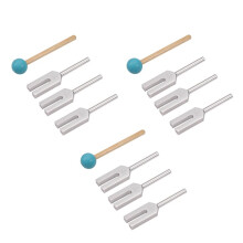 12Pcs Aluminum Alloy Angel Crystal Tuning Fork 4096Hz/4160Hz/4225Hz Tuning Fork