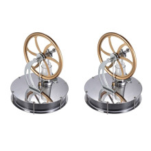 2X Temperatur Stirlingmotor Motormodell Hitze Dampf Lernwerkzeug zum Verstehen Des Funktionsprinzips