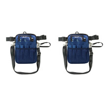 2X Nurse Fanny Pack Nursing Belt Organizer Waist Bag Nurse Scissors Care Kit Tool Case Storage Shoulder Chest Bag