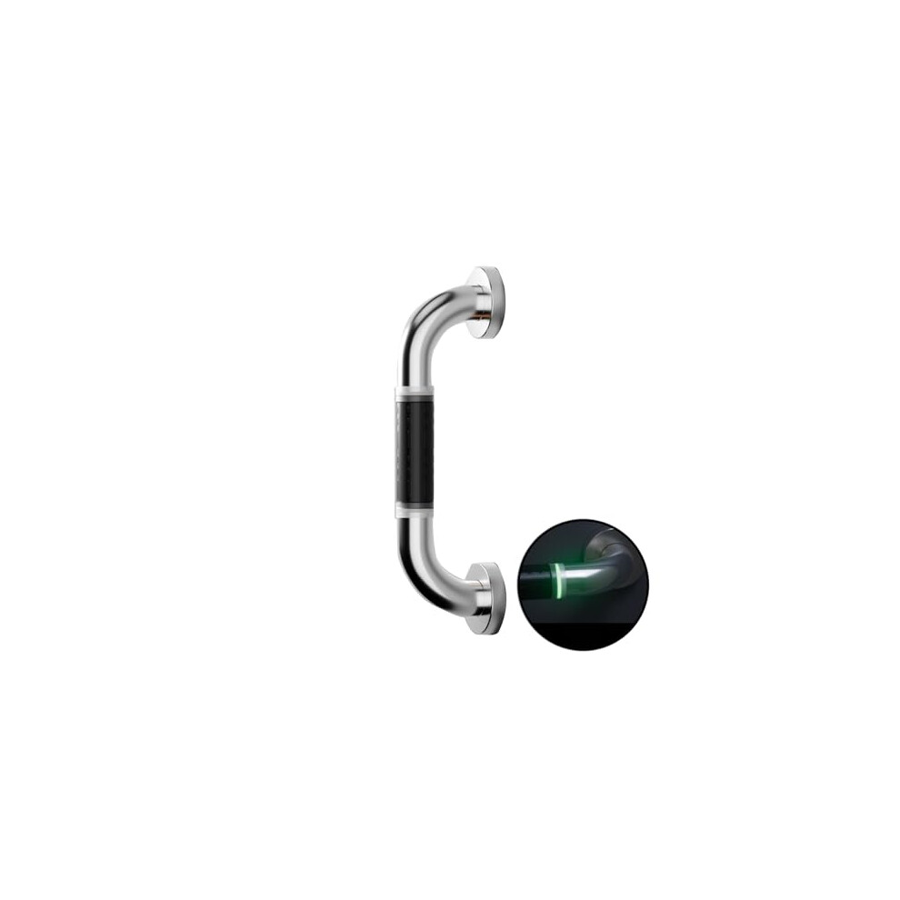 Light Bathroom Grab Bar With Night Ergonomic Easygrip Handle, Shower Safety Handle For Elderly