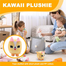 Enorme Pet Simulator X met Lichtgele Hond Gevulde Doll Games Knuffels Kawaii Plushie Kids Gift