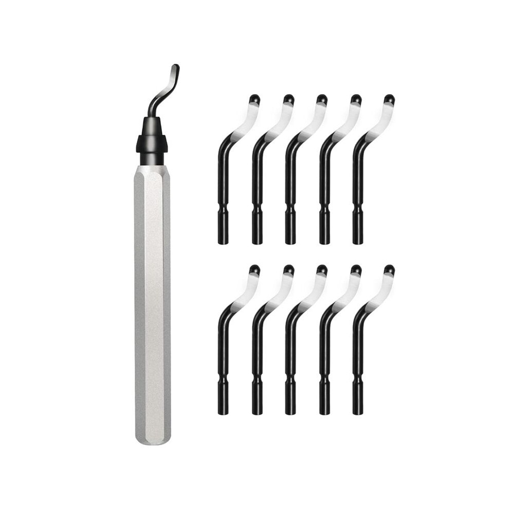 Blade Deburring Tool For 3D Printing,Premium High-Speed Steel Blades For Smooth Finishing - Ideal For Hvac,Metal 6032575359171