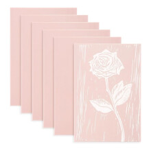 Blocs de Linoléum pour Fournitures de Gravure, 6 Pièces, 10 X 15 cm, Kit D'Impression en Caoutchouc pour Linogravure, pour la Gravure de Tampons.