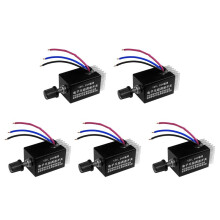 5Pc Motor Speed Regulator 12V/24V 10 A Motor Speed Controller for Car Truck Fan Heater Control