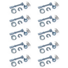 10X Front Left or Right Car Door Lock Cylinder Repair Kit for  6N1 6N2 1997-2002 CADDY 1995-2003 6K4 837 223A