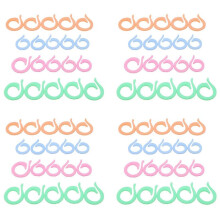 80pcs Bunt Haekeln Arretierung Stich Markierung Stricken Ring Hersteller Halter Set