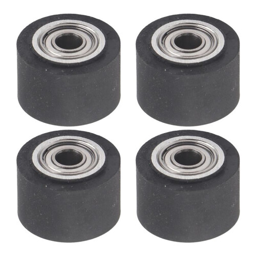 4Pcs Plotter Cutter Pinch Roller Paper Feed Roller Rubber Cutting Plotter Pinch Roller (4x11x16mm)