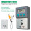 LEFAVOR Termômetro de Ponta de Ferro de Solda LF191AD 0-800 C com Sensor 5X Sem Chumbo e Interruptor Termopar Tipo K C/F 3