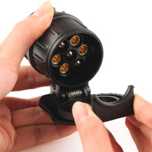 13 Naar 7-Pins Stekkeradapter Aanhangwagenconnector 12V Trekhaak Waterdichte Stekkers Stopcontactadapter Beschermt Verbinding 2-Pack